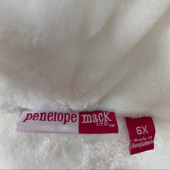 New Polka Dot Stars Rose Gold Girls Coat Jacket 6X - Picture 10 of 10